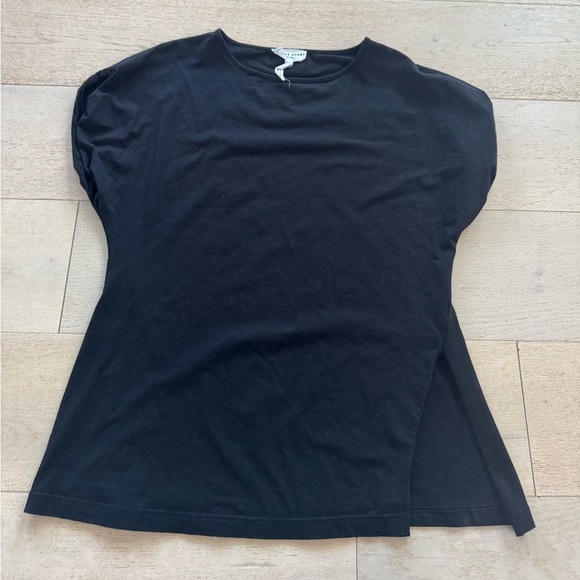 Apiece Apart Rolled Dolman Sleeves Minimalist Asymmetric Tunic Tee - 2X - Picture 10 of 12